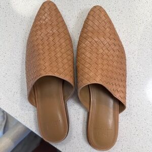 Marc Fisher woven leather mule
